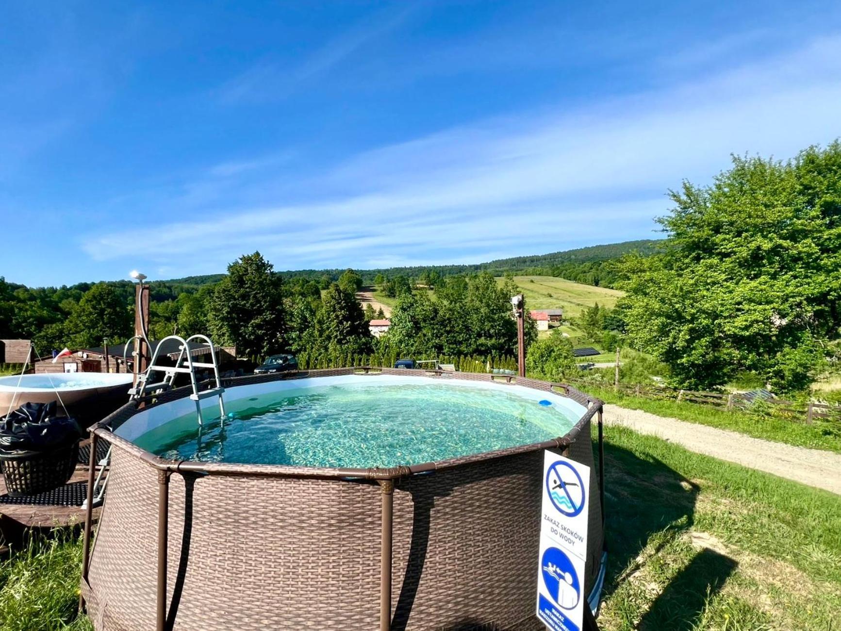 Glamping Bieszczady Z Jacuzzi I Basenem 호텔 솔리나 외부 사진
